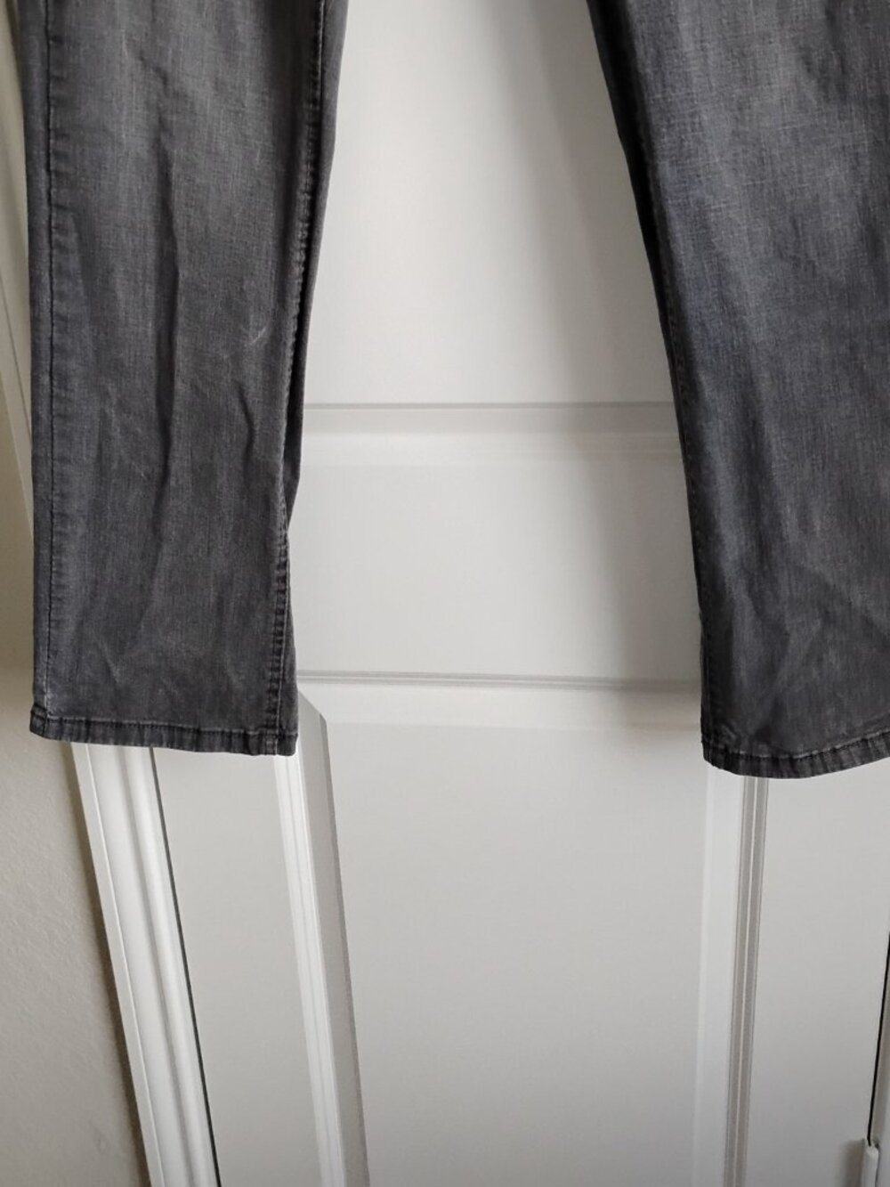 Urban Star Light Wash Black/Gray Men's Jeans Straight Stretch 34/32 - Picture 3 of 6